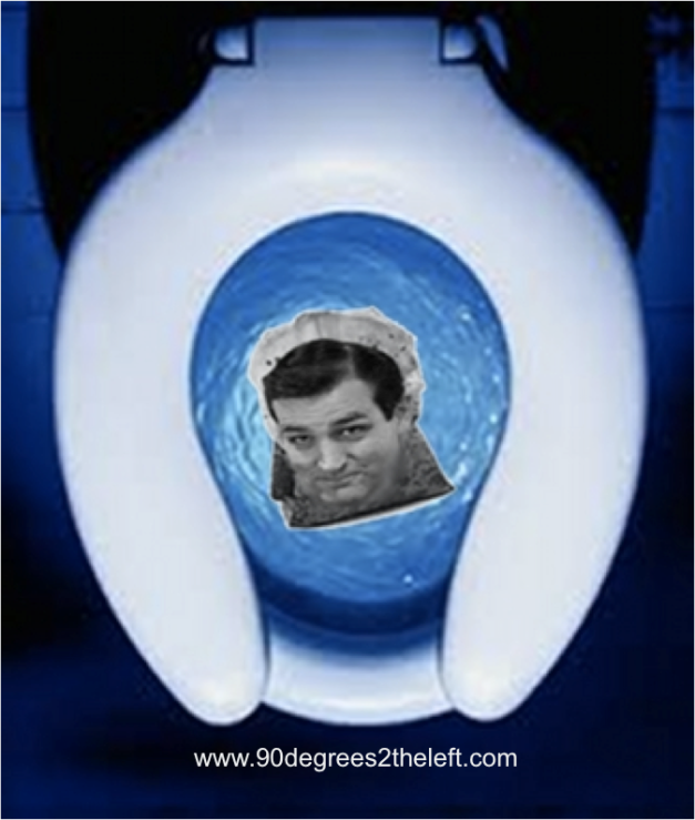 toilet flushing ted cruz